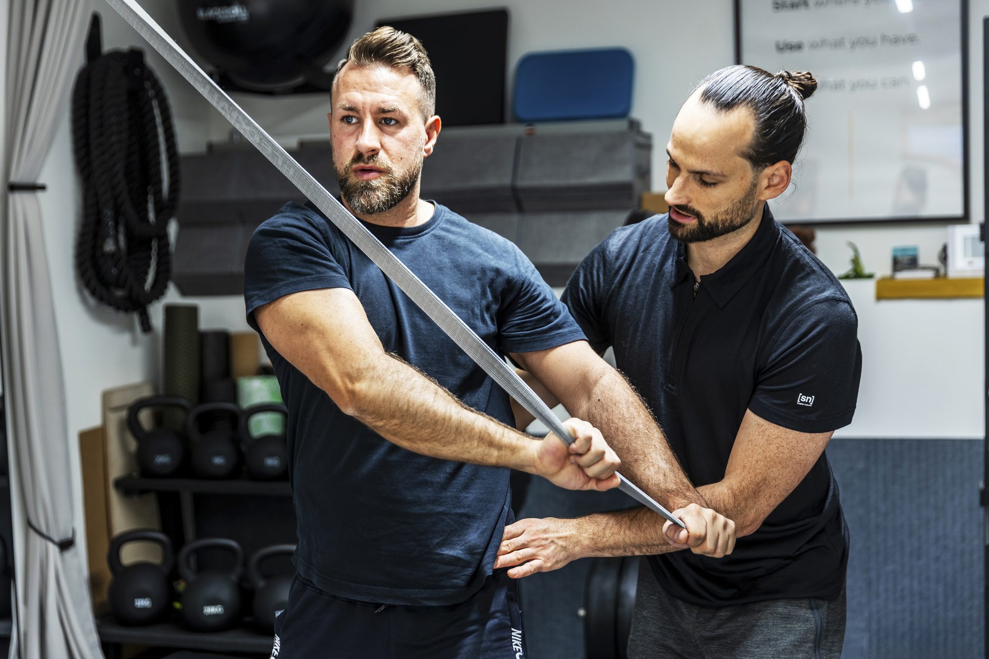 Übung zur Core-Stabilität im Personal Training